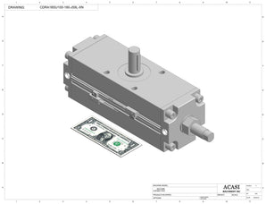 Automatic inline bottle cleaner with dry or wet cleaning options, model BR-15, Component CDRA1BSU100-180-J59L-XN, by Acasi Machinery Inc.