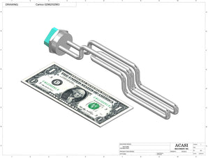 Automatic inline bottle cleaner with dry or wet cleaning options, model BR-15, Component AMA-B000BPG4LI, by Acasi Machinery Inc.