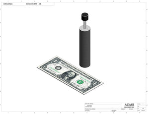 Automatic inline bottle cleaner with dry or wet cleaning options, model BR-15, Component ECO LROEM 1.0B, by Acasi Machinery Inc.