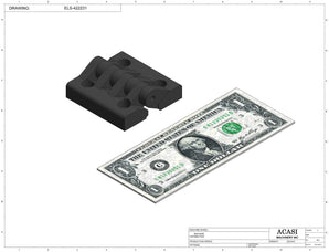 Automatic inline bottle cleaner with dry or wet cleaning options, model BR-15, Component ELS-422231, by Acasi Machinery Inc.