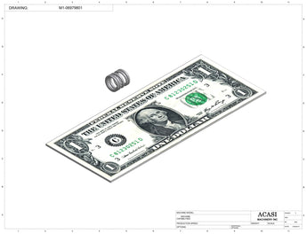 Automatic inline bottle cleaner with dry or wet cleaning options, model BR-15, Component M1-06979801, by Acasi Machinery Inc.