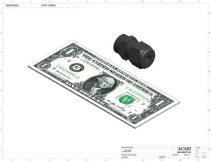 Automatic inline bottle cleaner with dry or wet cleaning options, model BR-15, Component WAY-24608, by Acasi Machinery Inc.