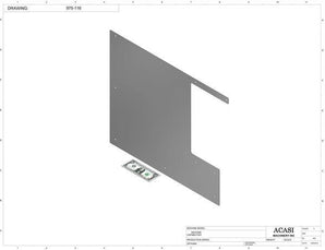 Automatic inline bottle cleaner with dry or wet cleaning options, model BR-15, Part 975-116, by Acasi Machinery Inc.