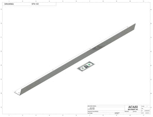 Automatic inline bottle cleaner with dry or wet cleaning options, model BR-15, Part 975-122, by Acasi Machinery Inc.