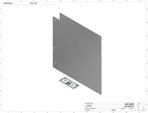 Automatic inline bottle cleaner with dry or wet cleaning options, model BR-15, Part 975-132, by Acasi Machinery Inc.