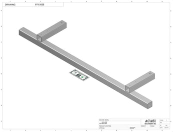 Automatic inline bottle cleaner with dry or wet cleaning options, model BR-15, Part 975-202E, by Acasi Machinery Inc.