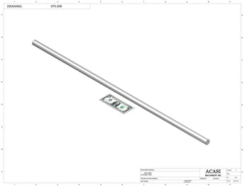 Automatic inline bottle cleaner with dry or wet cleaning options, model BR-15, Part 975-206, by Acasi Machinery Inc.