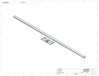 Automatic inline bottle cleaner with dry or wet cleaning options, model BR-15, Part 975-214, by Acasi Machinery Inc.