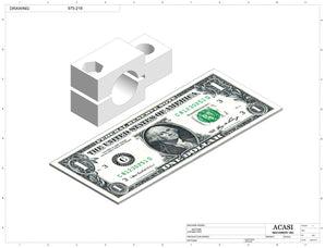 Automatic inline bottle cleaner with dry or wet cleaning options, model BR-15, Part 975-216, by Acasi Machinery Inc.
