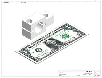 Automatic inline bottle cleaner with dry or wet cleaning options, model BR-15, Part 975-216, by Acasi Machinery Inc.