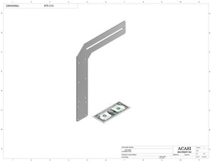 Automatic inline bottle cleaner with dry or wet cleaning options, model BR-15, Part 975-312, by Acasi Machinery Inc.