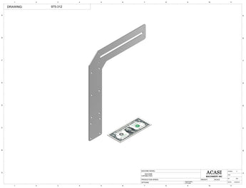 Automatic inline bottle cleaner with dry or wet cleaning options, model BR-15, Part 975-312, by Acasi Machinery Inc.