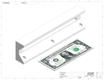 Automatic inline bottle cleaner with dry or wet cleaning options, model BR-15, Part 975-314, by Acasi Machinery Inc.