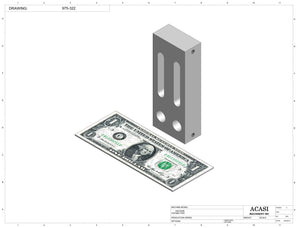 Automatic inline bottle cleaner with dry or wet cleaning options, model BR-15, Part 975-322, by Acasi Machinery Inc.