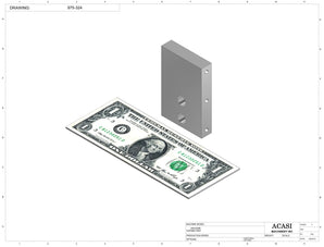Automatic inline bottle cleaner with dry or wet cleaning options, model BR-15, Part 975-324, by Acasi Machinery Inc.