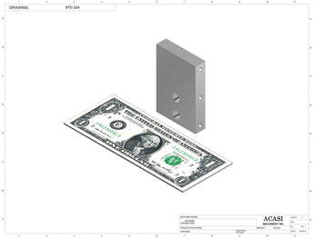 Automatic inline bottle cleaner with dry or wet cleaning options, model BR-15, Part 975-324, by Acasi Machinery Inc.