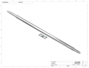 Automatic inline bottle cleaner with dry or wet cleaning options, model BR-15, Part 975-330, by Acasi Machinery Inc.