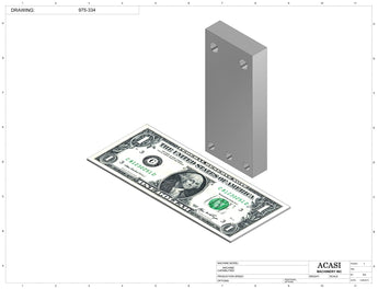 Automatic inline bottle cleaner with dry or wet cleaning options, model BR-15,Part 975-334, by Acasi Machinery Inc.