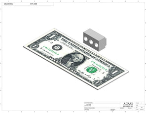 Automatic inline bottle cleaner with dry or wet cleaning options, model BR-15, Part 975-396, by Acasi Machinery Inc.
