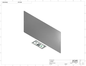 Automatic inline bottle cleaner with dry or wet cleaning options, model BR-15, Part 975-508, by Acasi Machinery Inc.