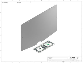 Automatic inline bottle cleaner with dry or wet cleaning options, model BR-15, Part 975-512, by Acasi Machinery Inc.