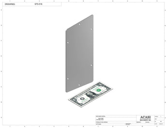 Automatic inline bottle cleaner with dry or wet cleaning options, model BR-15, Part 975-516, by Acasi Machinery Inc.