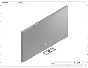Automatic inline bottle cleaner with dry or wet cleaning options, model BR-15, Part 975-704E-A, by Acasi Machinery Inc.