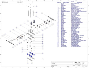 Automatic inline gap transfer machine, model GT-16, Assy GT-16 (996-200 V1), by Acasi Machinery Inc.