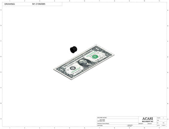 Automatic inline gap transfer machine, model GT-16, Component M1-31992985, by Acasi Machinery Inc.