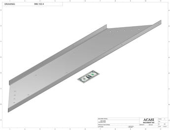 Automatic inline gap transfer machine, model GT-16, Part 996-102-4, by Acasi Machinery Inc.