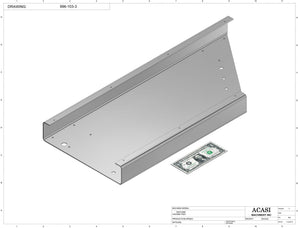 Automatic inline gap transfer machine, model GT-16, Part 996-103-3, by Acasi Machinery Inc.