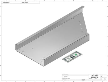 Automatic inline gap transfer machine, model GT-16, Part 996-103-3, by Acasi Machinery Inc.