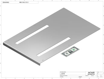 Automatic inline gap transfer machine, model GT-16, Part 996-104-2 V3.3, by Acasi Machinery Inc.