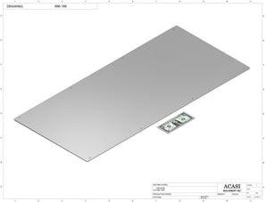 Automatic inline gap transfer machine, model GT-16, Part 996-166, by Acasi Machinery Inc.