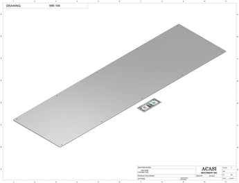 Automatic inline gap transfer machine, model GT-16, Part 996-168, by Acasi Machinery Inc.