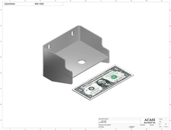 Automatic inline gap transfer machine, model GT-16, Part 996-180E, by Acasi Machinery Inc.