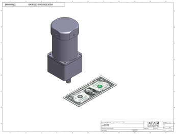 Automatic inline gap transfer machine, model GT-22, Component 5IK90GE-SW2-5GE30SA by Acasi Machinery Inc.