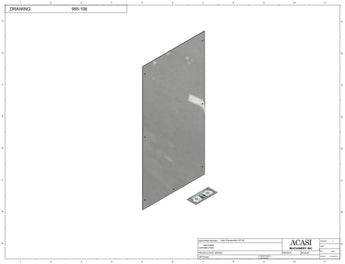 Automatic inline gap transfer machine, model GT-22, Part 995-106 by Acasi Machinery Inc., 