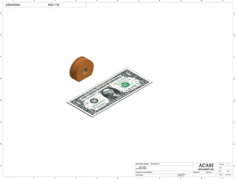 Automatic inline miniature piston filler machine, Part 652-116, by Acasi Machinery Inc.