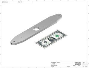 Automatic inline miniature piston filler machine, Part 652-134, by Acasi Machinery Inc.