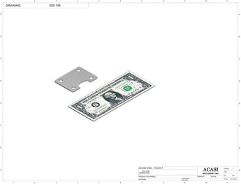 Automatic inline miniature piston filler machine,  Part 652-138, by Acasi Machinery Inc.