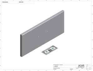 Automatic inline miniature piston filler machine,  Part 652-504, by Acasi Machinery Inc.