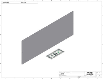 Automatic inline miniature piston filler machine, Part 652-706, by Acasi Machinery Inc.