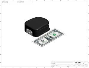 Automatic inline piston filler machine, Component M1-54097019, by Acasi Machinery Inc.
