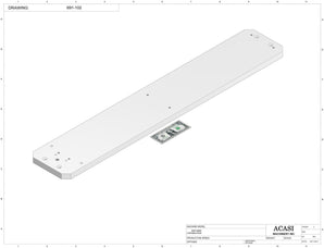Automatic inline piston filler machine, Part 691-102, by Acasi Machinery Inc.