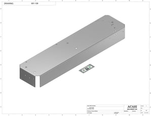 Automatic inline piston filler machine, Part 691-108, by Acasi Machinery Inc.