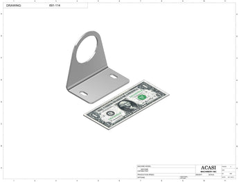 Automatic inline piston filler machine, Part 691-114, by Acasi Machinery Inc.