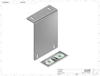 Automatic inline piston filler machine, Part 692-024, by Acasi Machinery Inc.