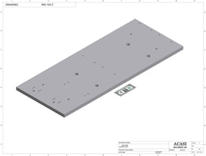 Automatic inline piston filler machine, Part 692-102-3, by Acasi Machinery Inc.