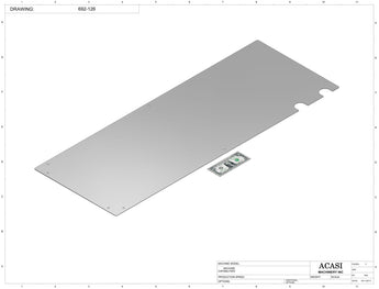 Automatic inline piston filler machine, Part 692-126, by Acasi Machinery Inc.